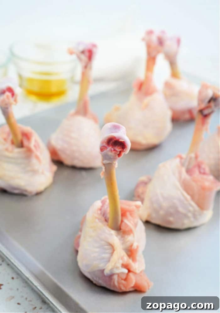 Easy Homemade Lollipop Drumsticks 4 How to Make Chicken Lollipop