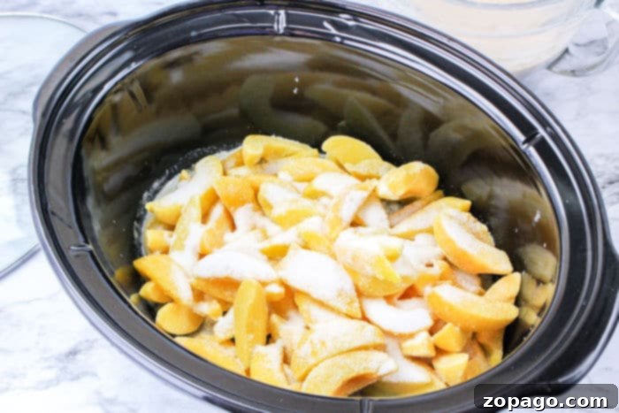 One-Pot Cobbler Perfection 6 Slow Cooker Peach Cobbler recipe