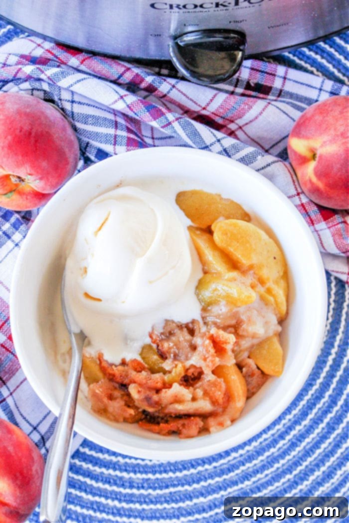 One-Pot Cobbler Perfection 9 Crockpot Cobbler with Frozen Fruit