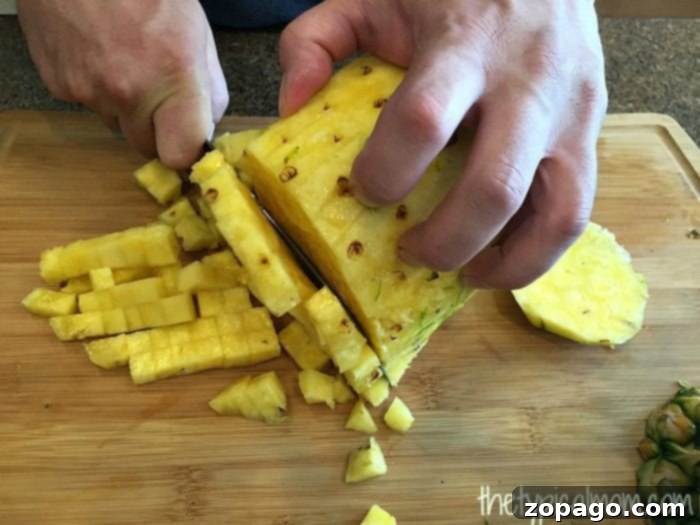 Effortless Pineapple Cutting Hack 6 how to cut a pineapple