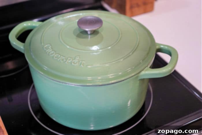 Perfect Oven-Braised Oxtails 3 Dutch oven with oxtails