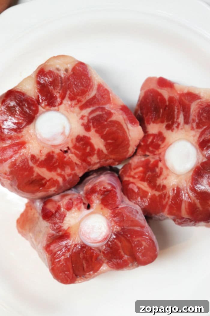 Perfect Oven-Braised Oxtails 4 Close-up of seasoned oxtail cuts