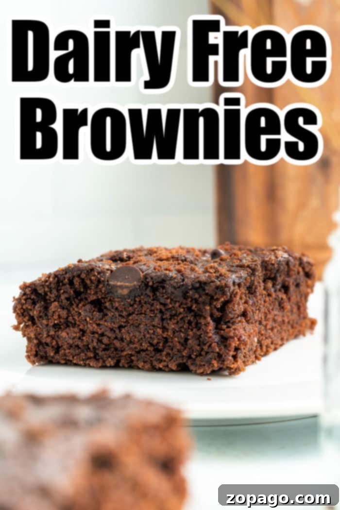 Creative Flaxseed Meal Ideas 7 Close-up of a stack of egg-free brownies with chocolate chips.