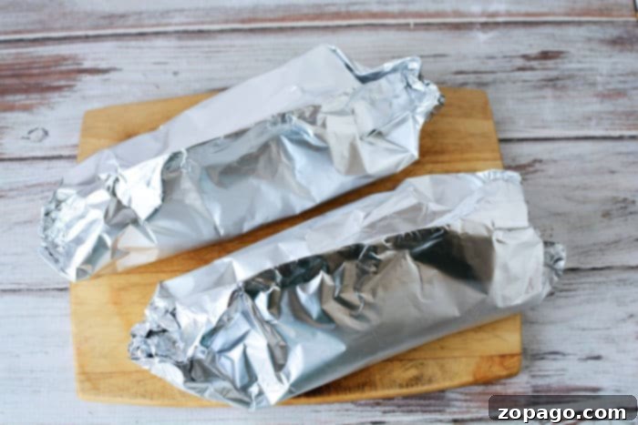Foil packet meals, easy and mess-free