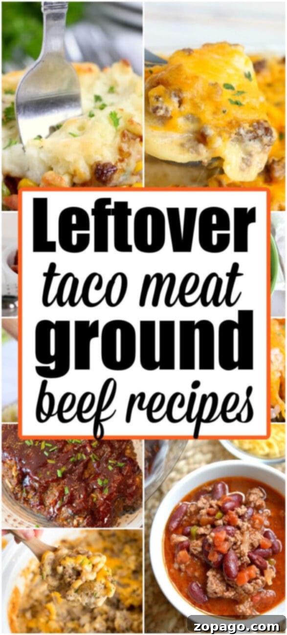 Reinventing Leftover Taco Meat 7 Leftover taco meat ideas to save time and money