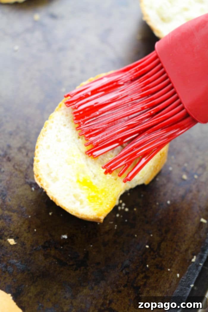 Bruschetta with Cheese: A close-up of cheesy, tomato-topped bruschetta