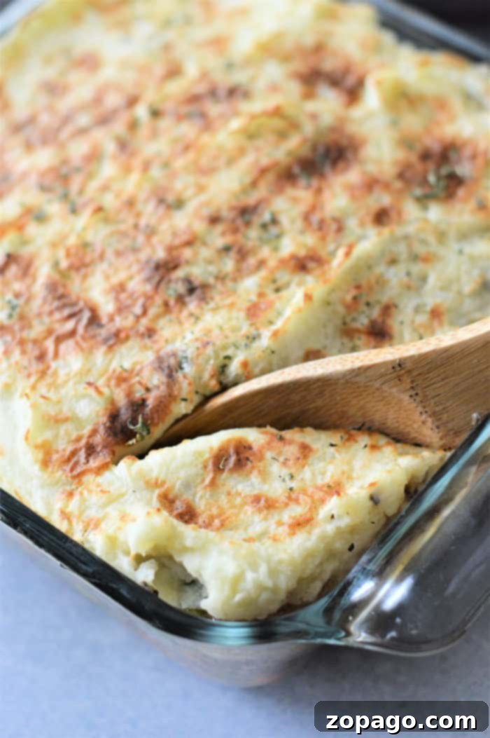 Instant Pot Shepherd's Pie 6 Delicious Instant Pot Shepherd's Pie ready to be served