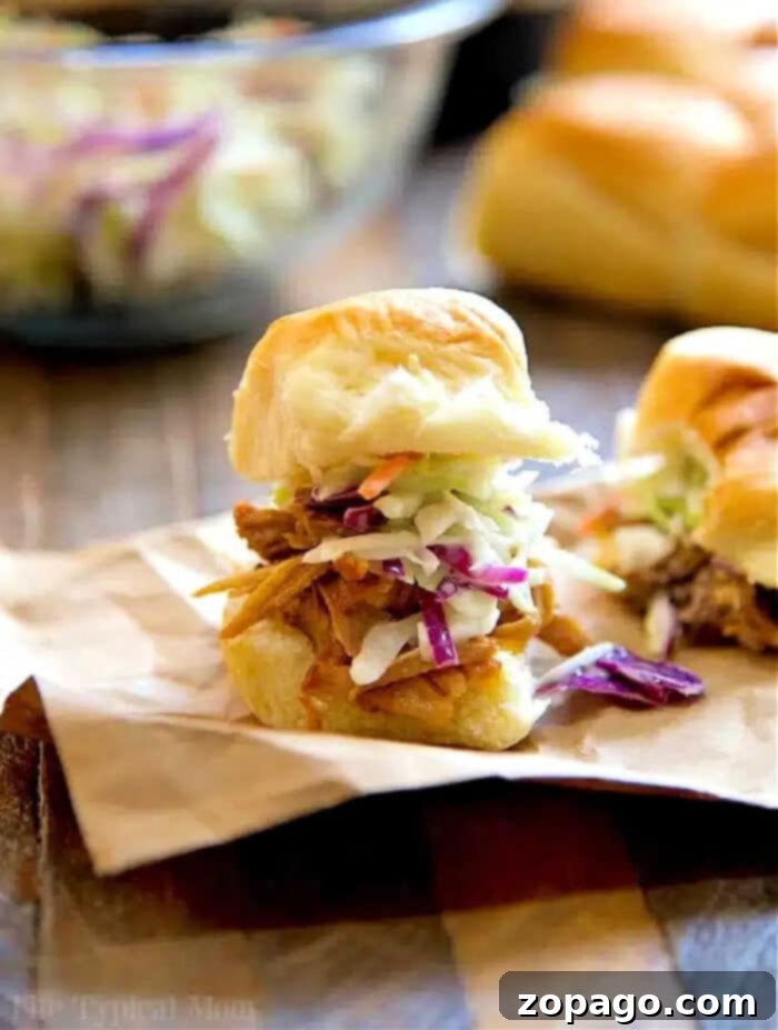 Pulled Pork Sliders 7 Pulled pork sliders served on sweet Hawaiian rolls with fresh toppings