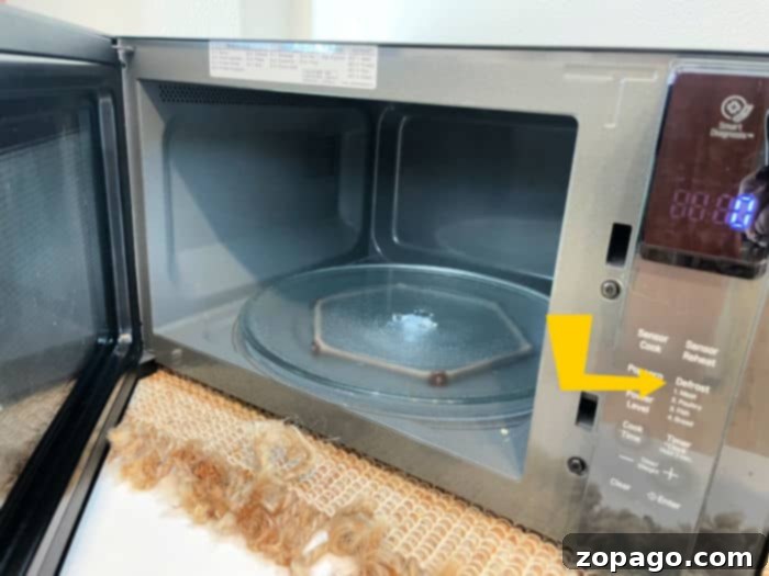 Quick Microwave Chicken Defrost 4 defrosting meat in microwave