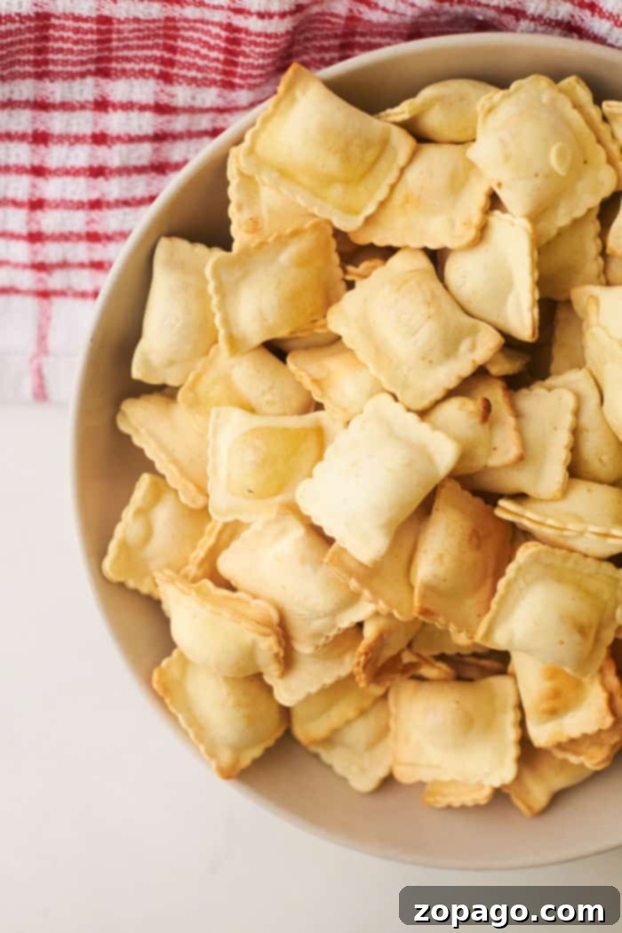 Perfectly Crispy Air Fryer Frozen Ravioli 6 How to cook frozen ravioli in air fryer for best results and golden brown finish