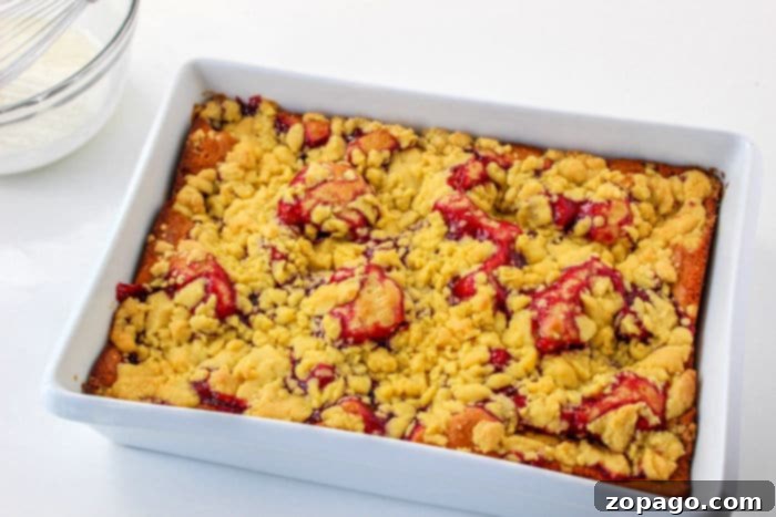 Streusel Cherry Coffee Cake 5 coffee cake with cherries