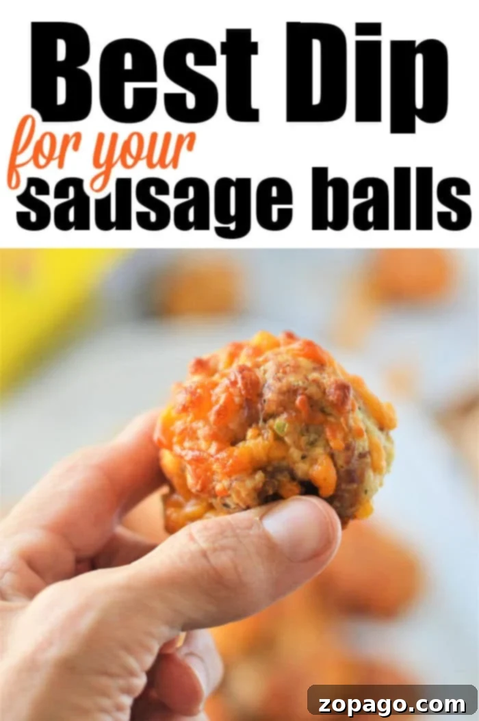 Ultimate Sausage Ball Dip 2 Dip for Sausage Balls
