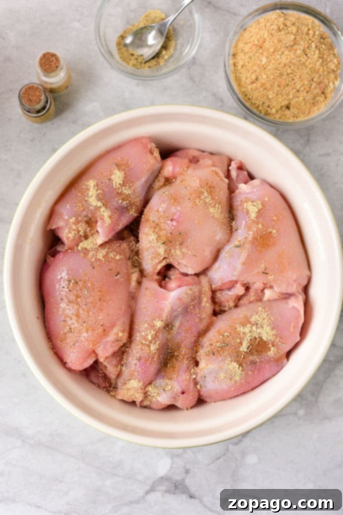 Mastering Eggless Chicken Coating 3 How to Bread Chicken thighs without Egg