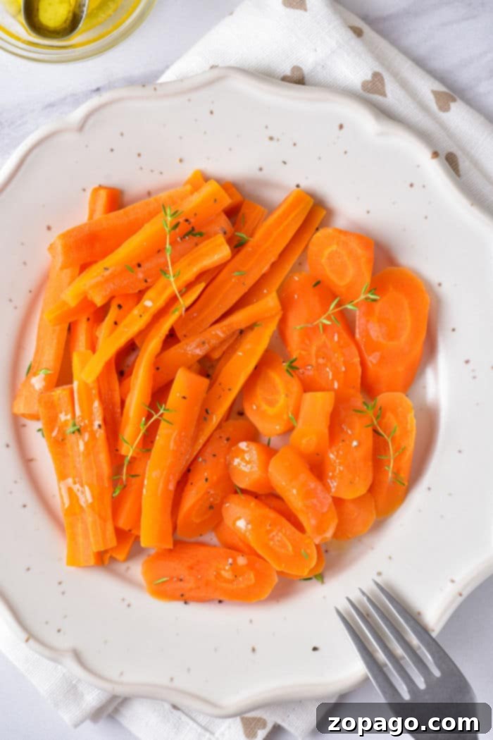 Perfect Microwave Carrots 7 Cooking various vegetables in a microwave is simple and efficient