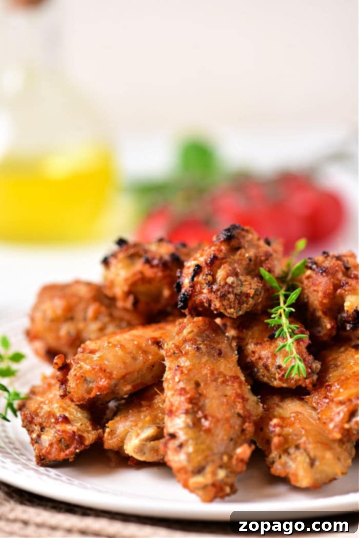 Perfectly Crispy Instant Pot Air Fryer Wings 6 Instant Pot Air Fryer Chicken Wings