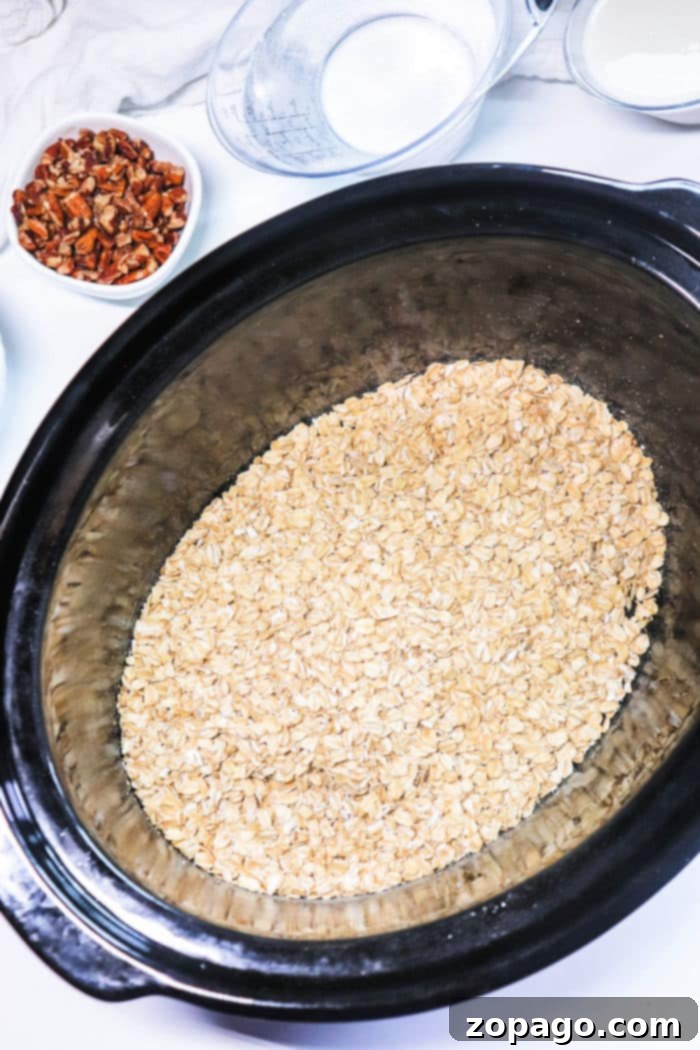 Creamy Slow Cooker Cinnamon Oats 4 Can you use Instant Oatmeal for Overnight Oats