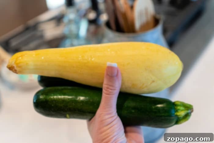Crispy Air Fryer Squash and Zucchini 3 zucchini and squash