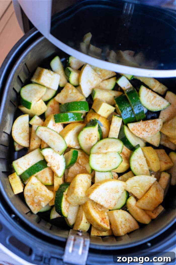 Crispy Air Fryer Squash and Zucchini 5 Air Fryer Zucchini and Squash