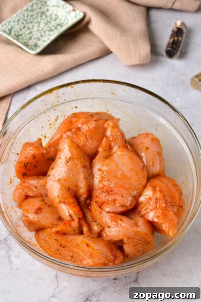 Golden Almond Chicken 4 Lightly Breaded Chicken Breast Chunks