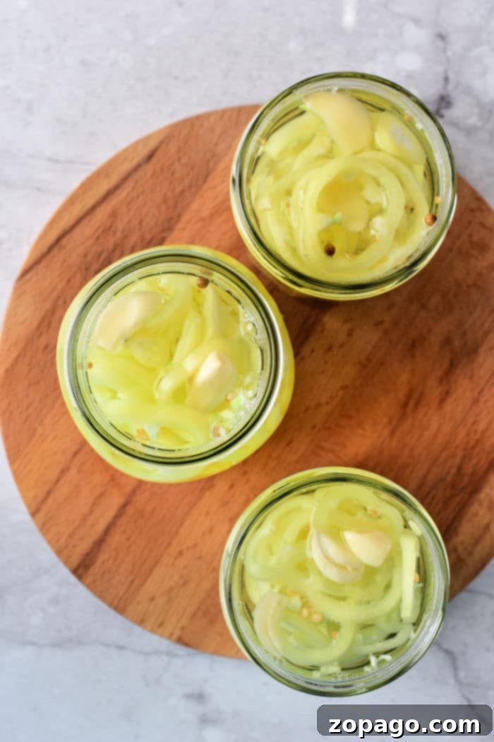Zesty Pickled Banana Rings 4 Vegetables to Pickle