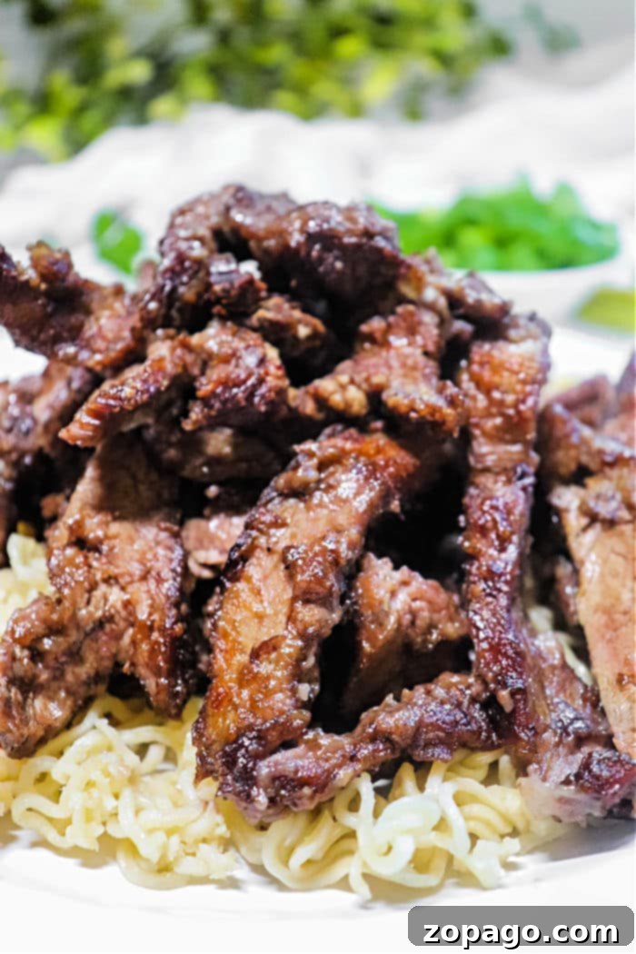 Air Fryer Mongolian Beef 6 Ninja Foodi Beef