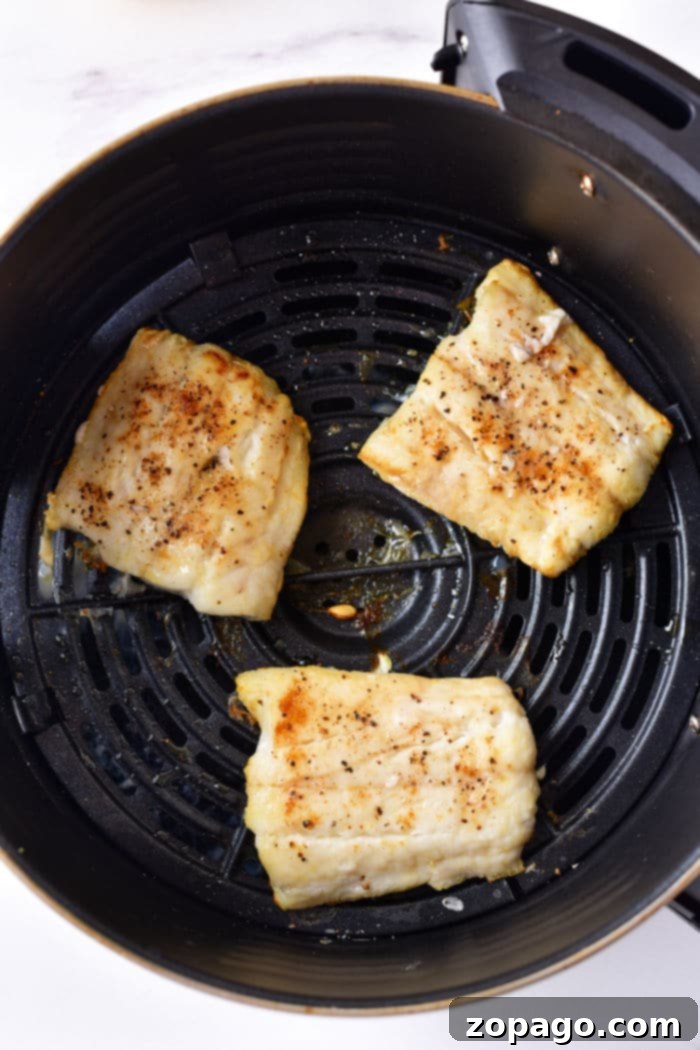 Crispy Air Fryer Cod 6 Frozen Cod Fillets in Air Fryer