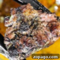 Tender Instant Pot Oxtail 7 Oxtails sizzling in tongs over a pot, its juices mingling with rosemary and spices, reminiscent of the rich flavors you’d find in an Instant Pot oxtail dish.