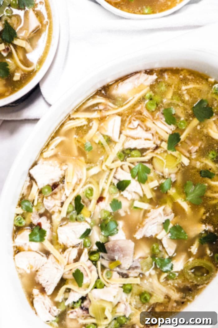 How to Freeze Chicken Soup Perfectly 2 Can You Freeze Chicken Soup - perfect for meal prep