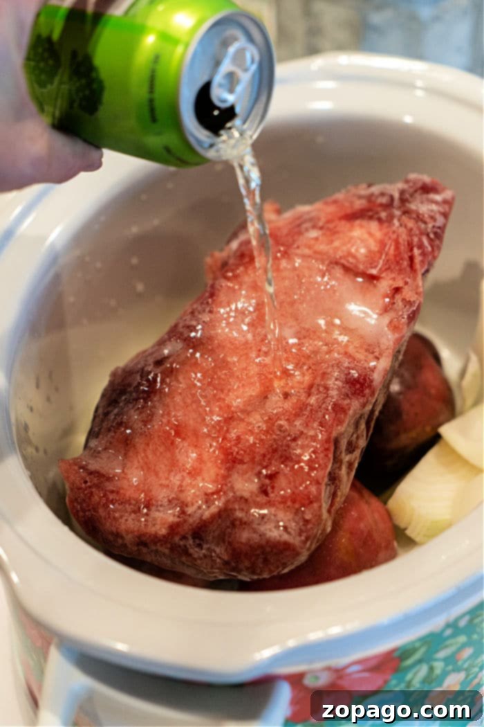 Slow Cooker Frozen Corned Beef