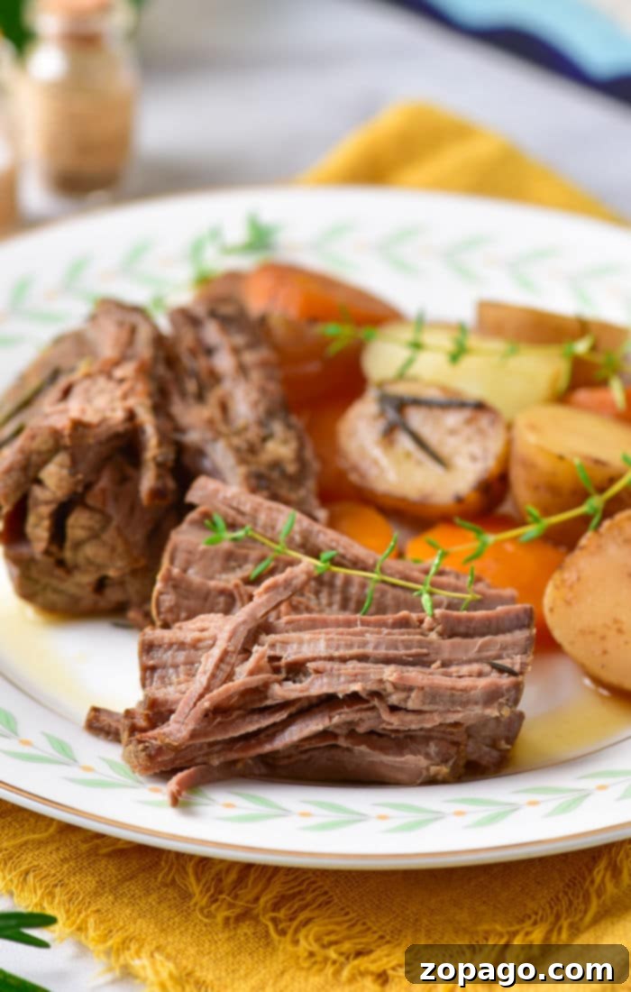 Hearty Oven Chuck Roast 6 Pot Roast in Oven at 350