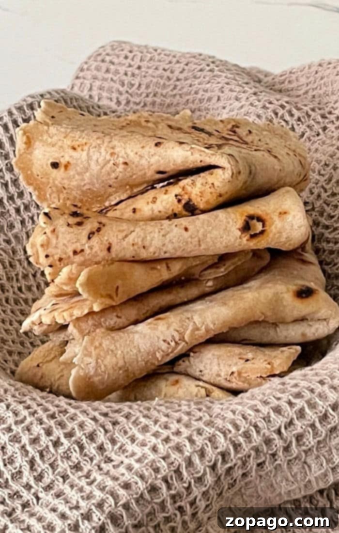 Roti vs Naan: A side-by-side comparison of two popular Indian flatbreads, highlighting their distinct appearances.