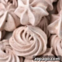 Crisp Chocolate Meringues 6 Chocolate Meringue Cookies