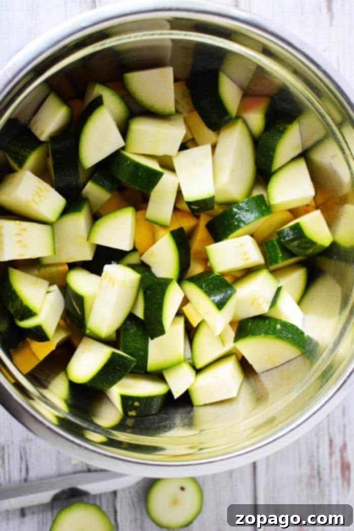 Golden Roasted Zucchini and Squash 3 Perfectly Roasted Zucchini and Yellow Squash with tender crispy edges