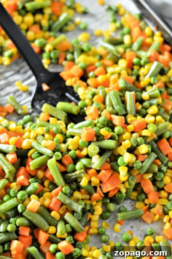 Crispy Roasted Frozen Vegetables 4 Can You Bake Frozen Vegetables