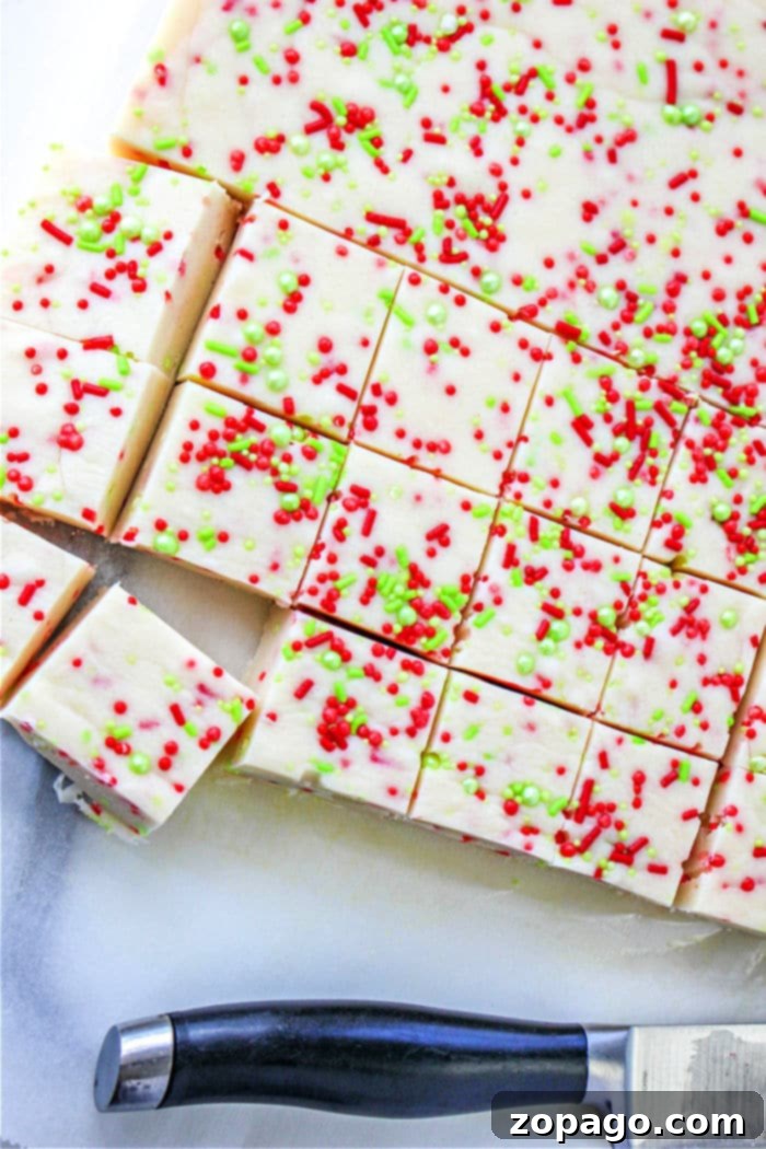 Sweet & Simple 4-Ingredient Fudge 5 No Bake Christmas Fudge squares