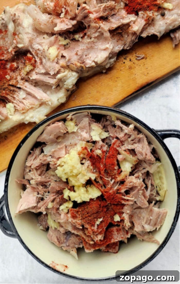 Crispy Pork Knuckle 5 Shredded Pork Shank Pulled Pork