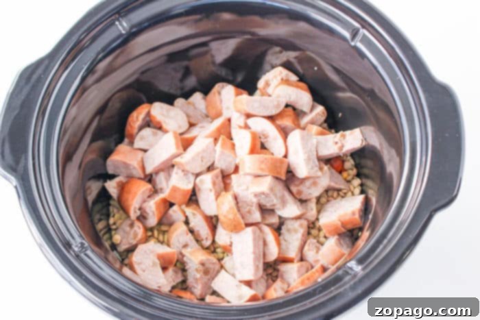 Hearty Lentil Stew 4 Hearty Sausage Stew in a Slow Cooker