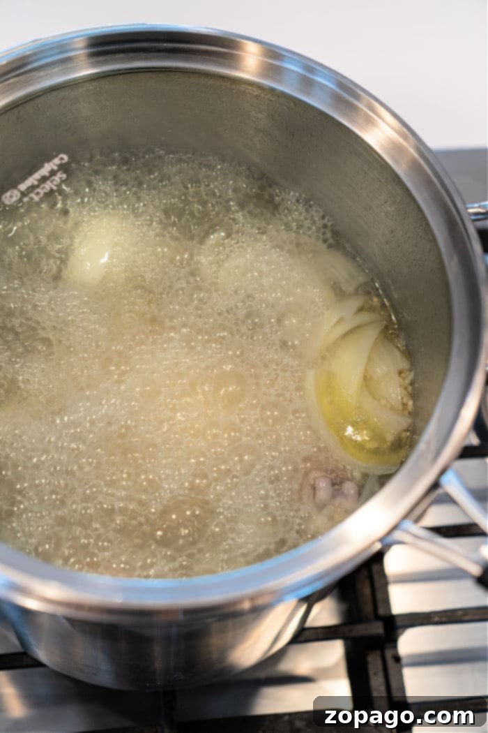 Boiling a Whole Chicken: The Perfect Timing 5 Boil a whole chicken for flavorful meat and broth