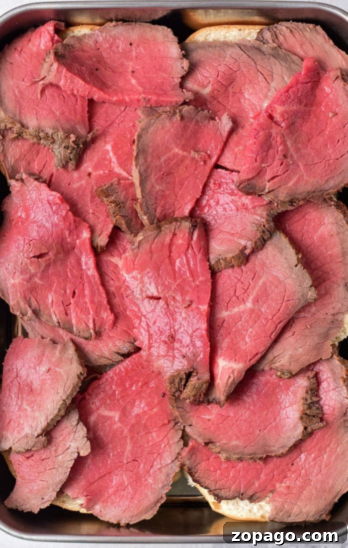 Melt in Your Mouth Tender Roast Beef 2 How to Cook Melt in the Mouth Roast Beef – Beautifully seared and roasted beef slices.