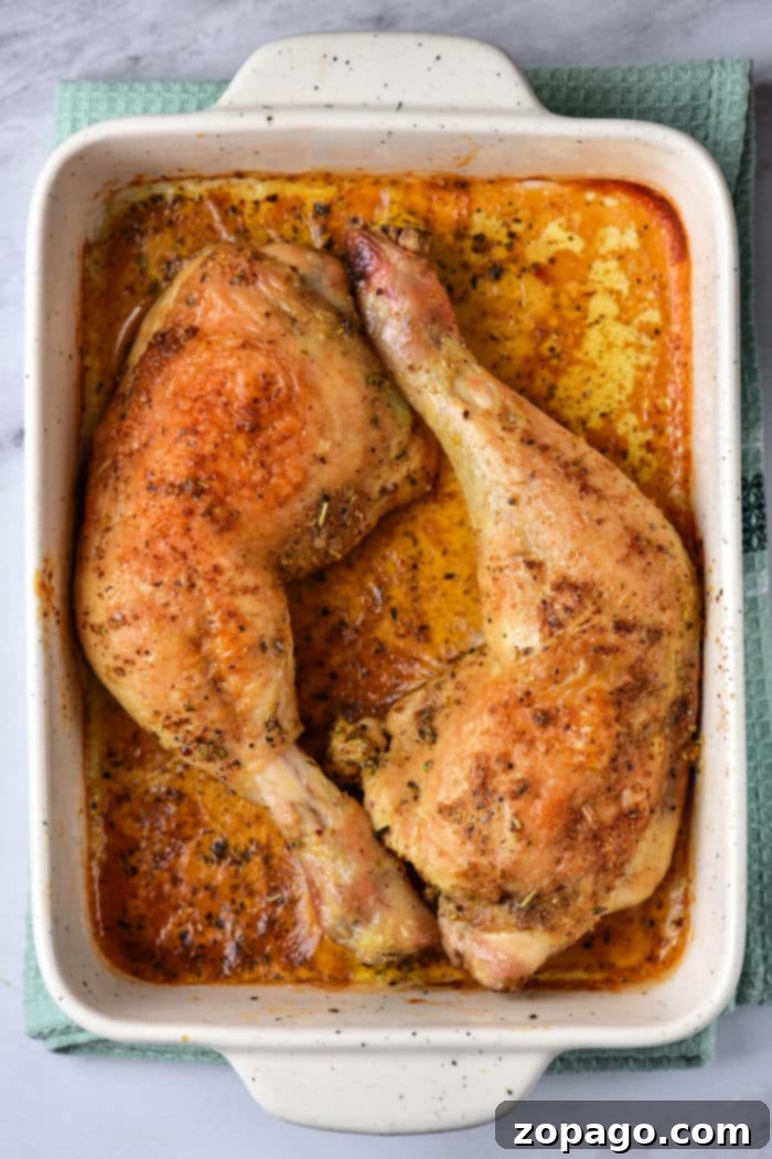 Crispy Golden Chicken Quarters 5 Baking Chicken Leg Quarters at 400 Degrees
