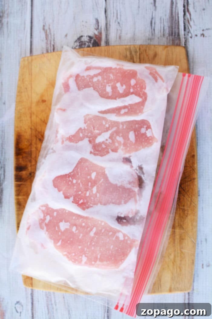 Mastering Frozen Pork Chops 3 A visual guide asking: Can you cook pork chops from frozen? The answer is a resounding yes with the right techniques.