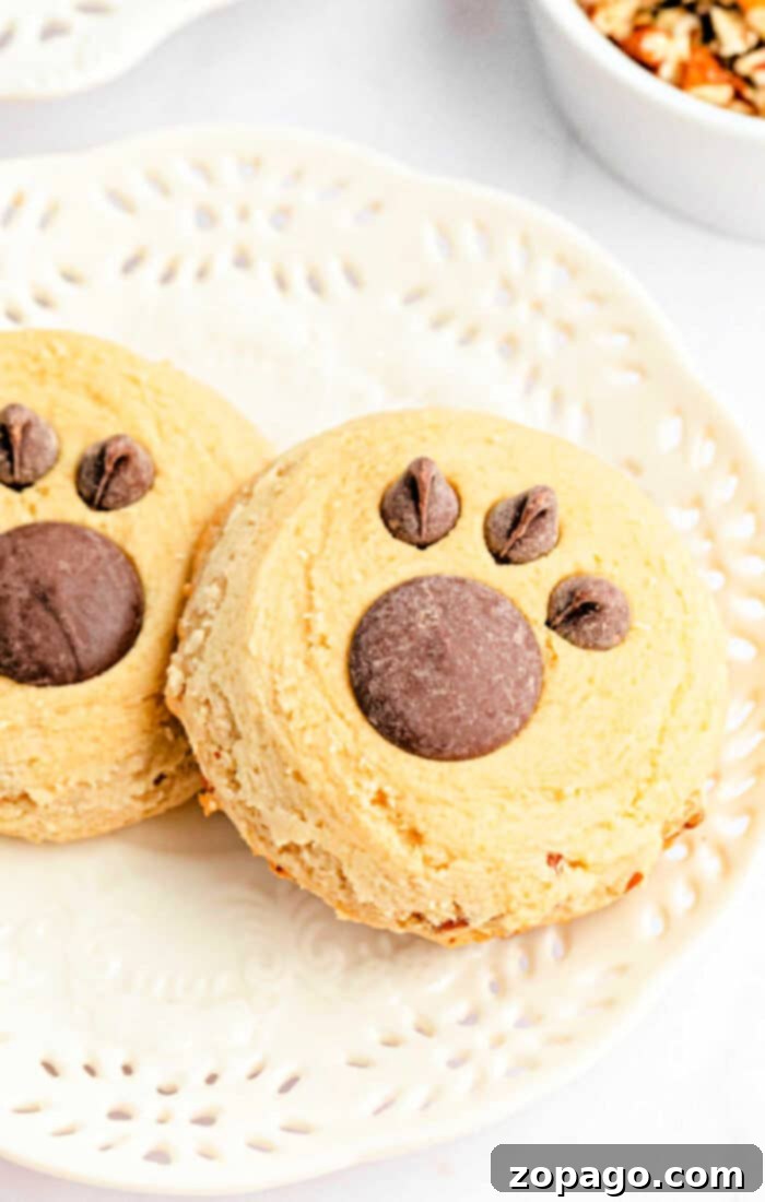 Bear Paw Cookies