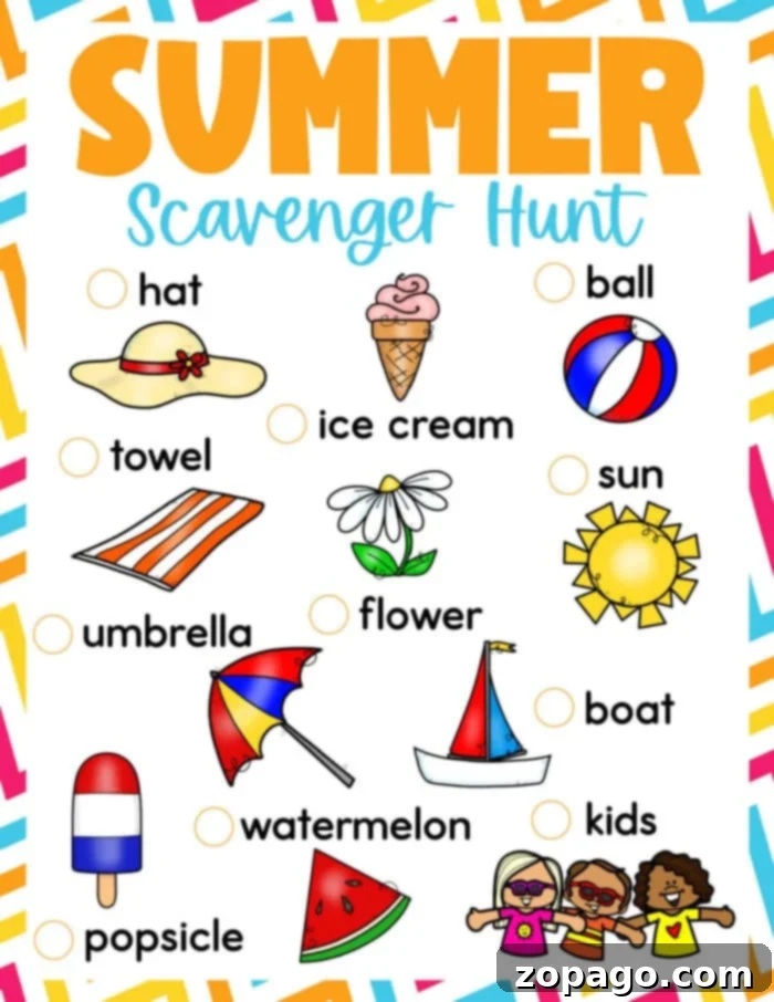 Free Scavenger Hunt Printables 2 Outdoor scavenger hunt ideas