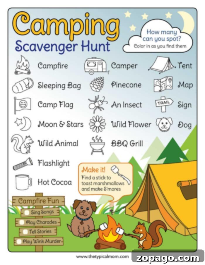 Free Scavenger Hunt Printables 4 Indoor scavenger hunt for kids