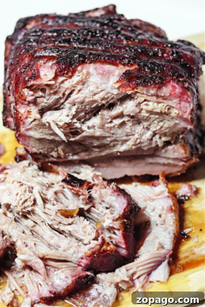 Slow-Smoked Pork 7 Smoked Pork Roast for Pulled Pork