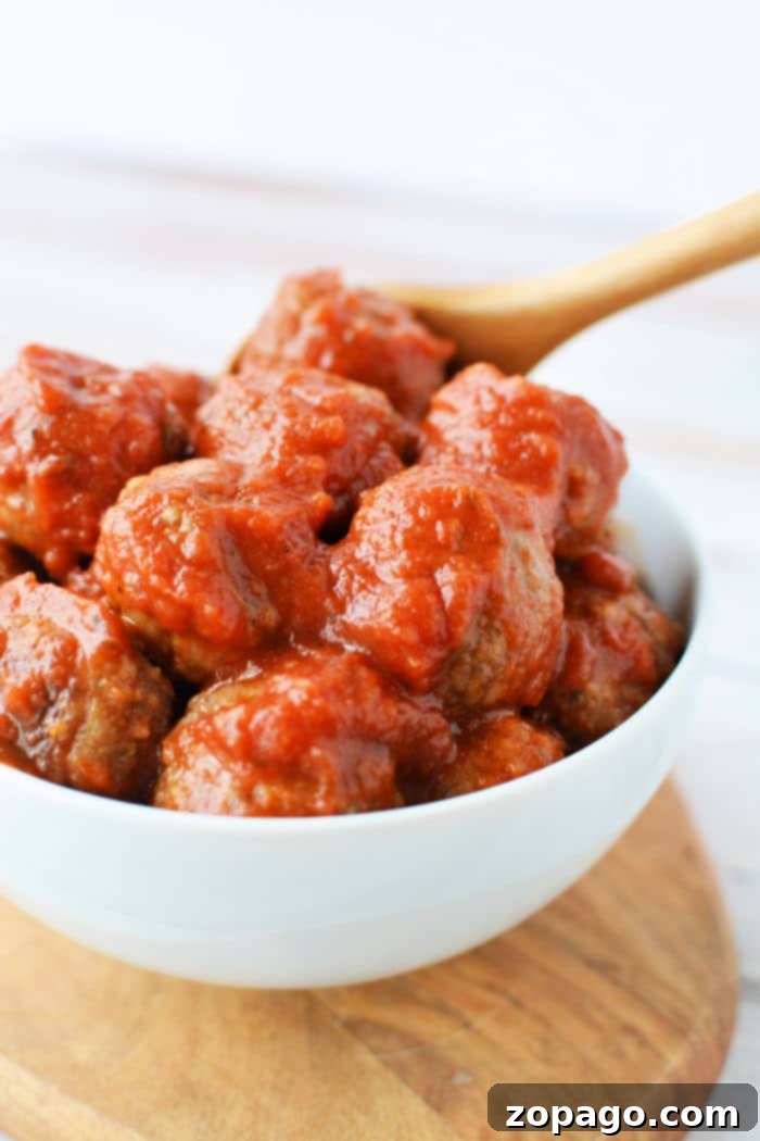 How Long to Bake Meatballs for Perfect Results 8 Oven Baked Meatballs in Sauce ready to serve