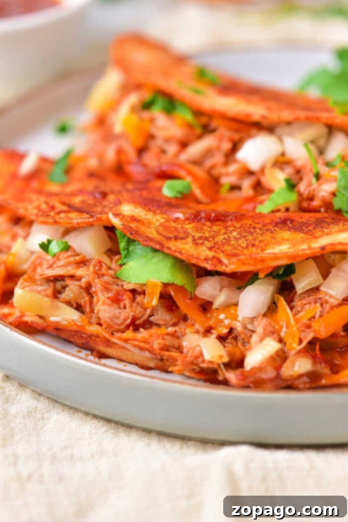 Birria Chicken Tacos 2 Delicious Chicken Birria Tacos with dipping sauce