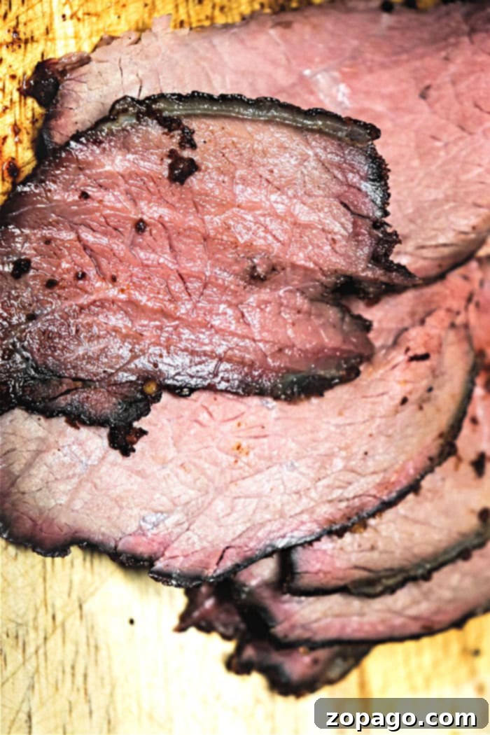 Tender Instant Pot Sirloin Tip Roast 9 Sirloin Tip Roast Instant Pot, ready for serving with gravy