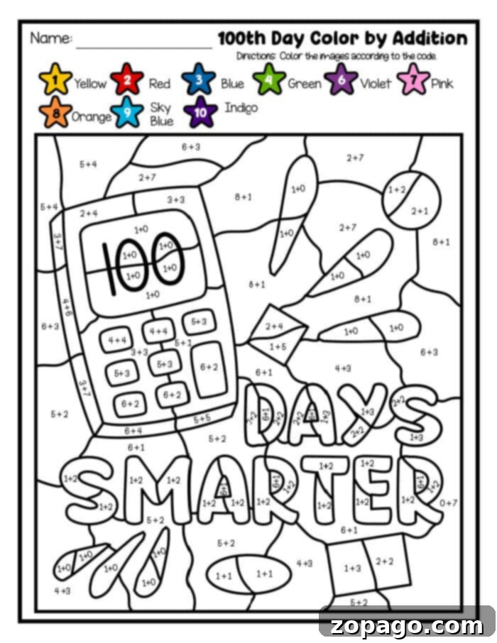 Fun 100th Day of School Printables 5 Free School Printables