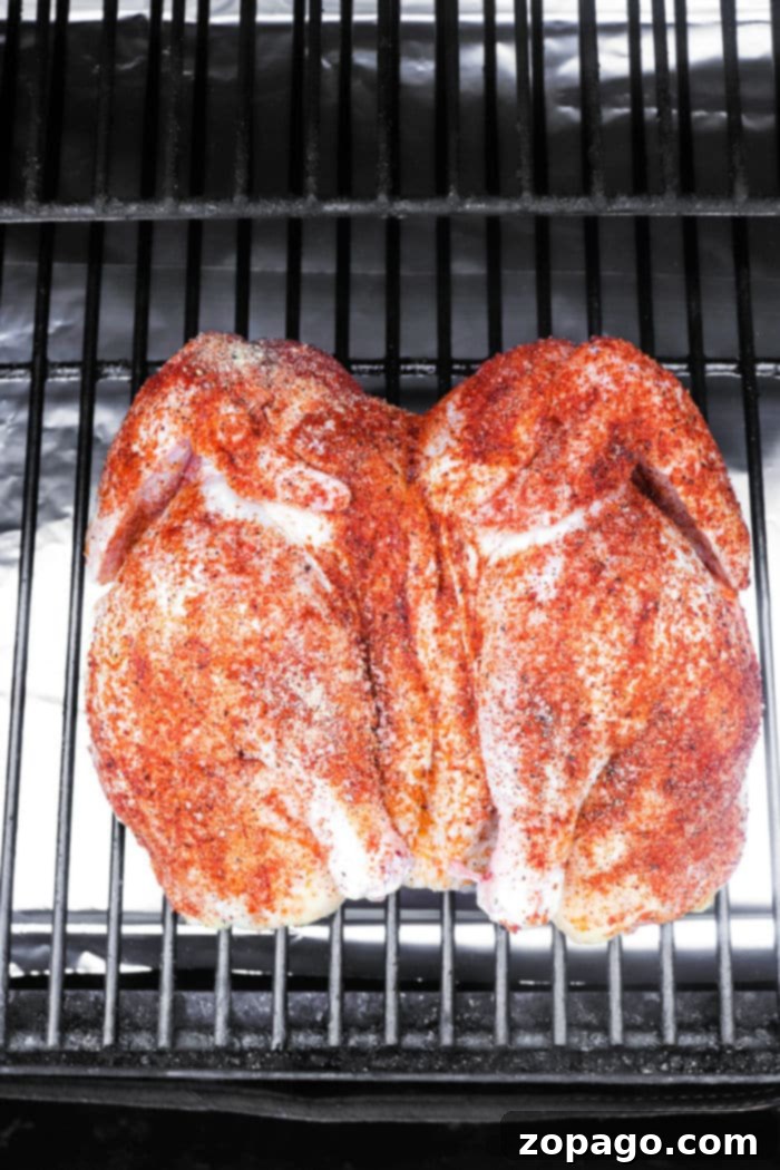Smoked Spatchcock Perfection 5 Traeger Spatchcock Chicken, ready to serve